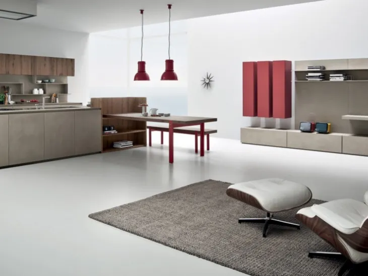 Line-K Küchendesign von Zampieri Kitchens in ecomalta