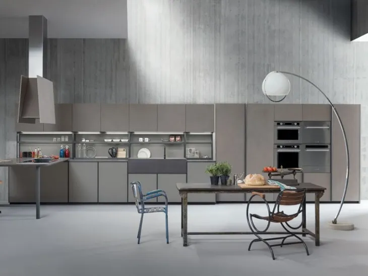 XP Design Küche von Zampieri Cucine in mattem Lack